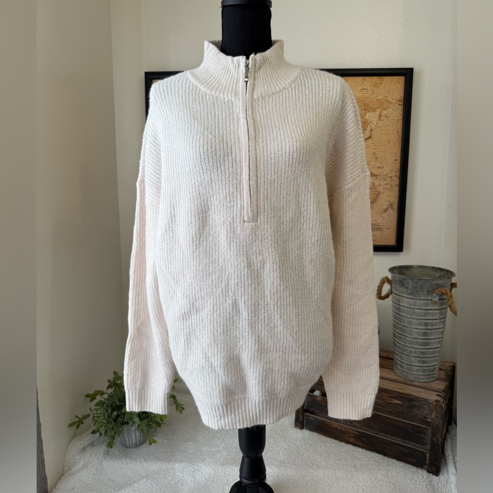 Style & Co knit pullover 1/2 zip sweater
